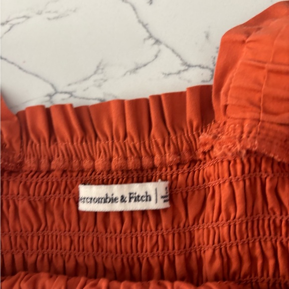 Abercrombie & Fitch Terracotta Smocked Dress - Picture 13 of 13